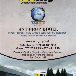 Дома - Ant Grup - Увоз - Извоз - Недвижности & Градежхиштво - Инвестиции